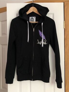 Vintage Drop Dead Clothing Zip Up Hoodie